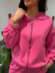 Lipstick Zip Up Hoodie Alice