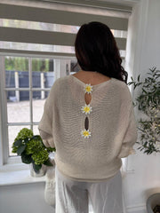 Stone Ruffle Sleeve Knit Alexis