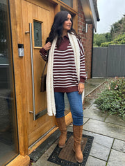 Chocolate Stripe Jumper Jane