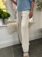 Stone Tie Detail Wrap Trousers