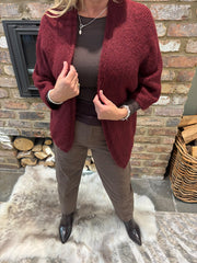 Wine Edge Top Edge Cardi Lynn