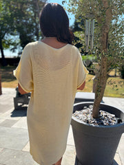 Lemon Fine Knit Dress Orla