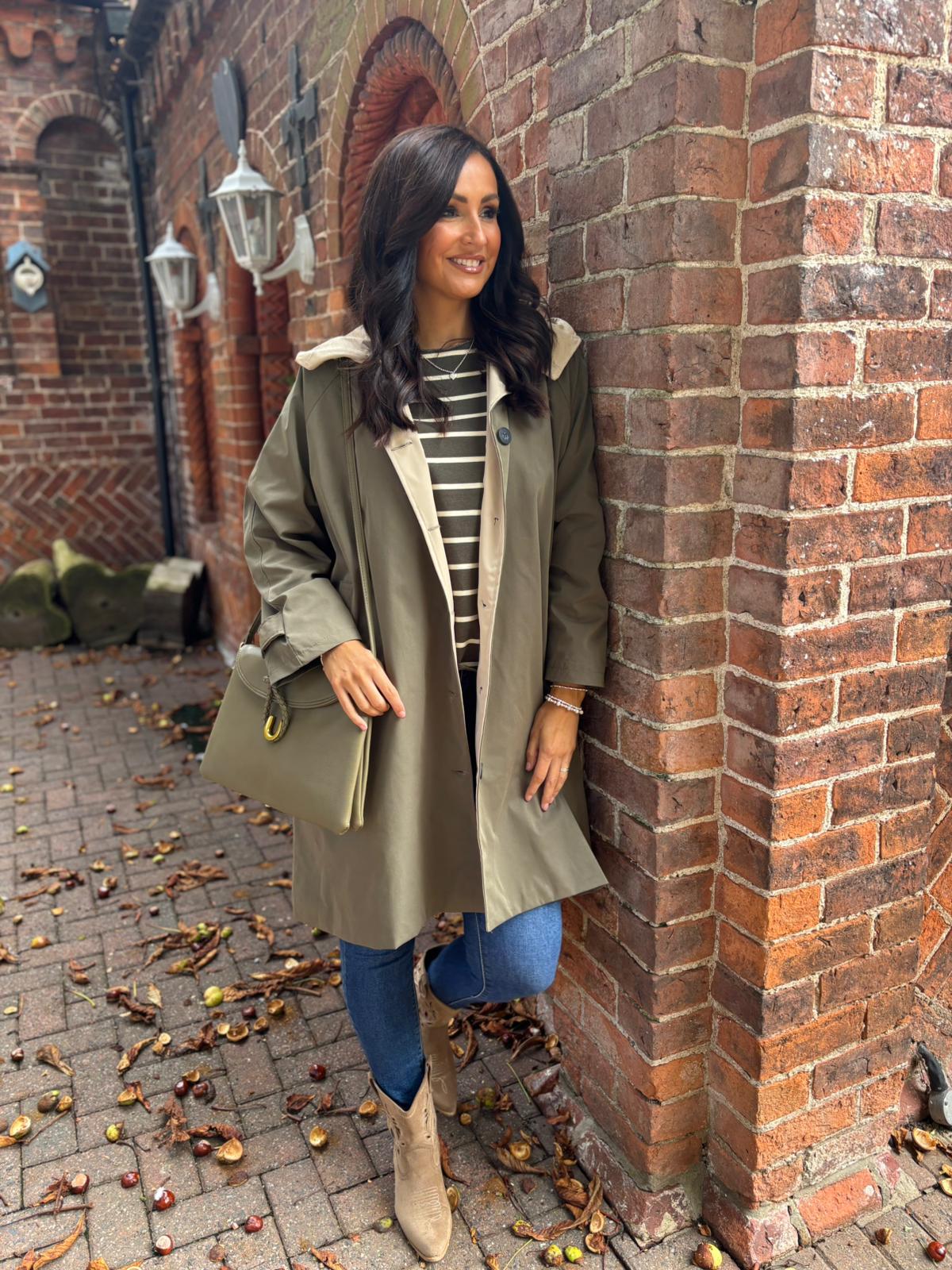 Khaki Longline Trench Coat – Tillett's