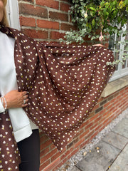 Chocolate Mini Love Heart Scarf