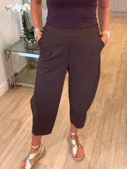 Chocolate Barrel Leg Trousers
