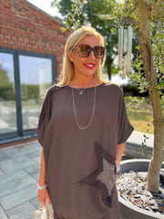 Chocolate Sequin Star Co-Ord Taryn