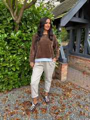 Chocolate Chenille Sweatshirt Skye