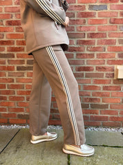 Mocha Trouser Suit Celine