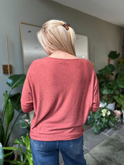 Rust Soft Touch Star Top Kelly