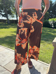 Chocolate Artisan Bloom Trousers Emily