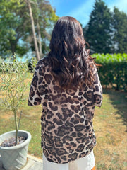 Leopard Print Knit Dress Delilah