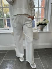 White Stripe Detail Comfort Set Isobel