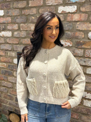 Stone Angel Wing Pocket Cardi Raya