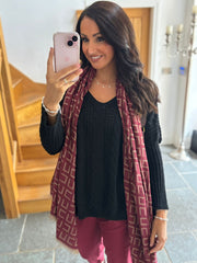 Black Tube Sleeve Knitted Jumper Ellie