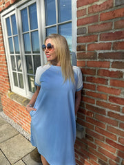 Blue Two Tone Sports Dress Olympia