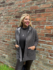 Rose Marl Zip Jacket Tracy