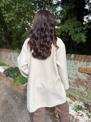 Stone Stud Detail Coat Meredith