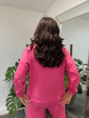 Lipstick Half Zip Sweatshirt Alice