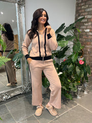 Camel Striped Tracksuit Macie