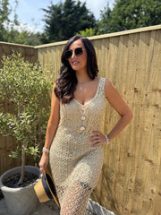 Gold Lurex Cover Up Alana