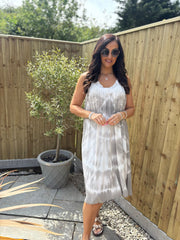 Stone Tie Dye Dress Krystal