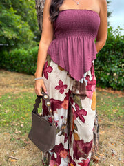 Wine Handkerchief Tube Top Tina