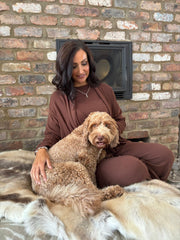 Chocolate Leisure Trousers Juliet