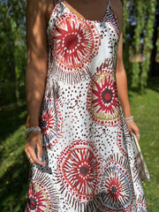 Stone Patterned Dress Odette