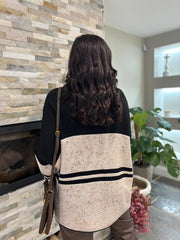 Black Block Stripe Jumper Bethany