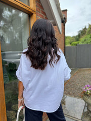 White Striped Top Justine