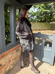 Black Faux Fur Coat