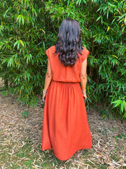 Rust Top & Skirt Set Daniella