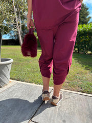 Wine Barrel Leg Joggers Clarice