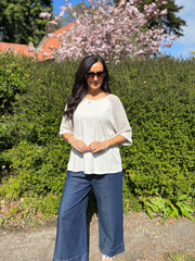 Stone Net Sleeve Top Julia