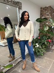 Stone Soft Knit Cardi Kesha