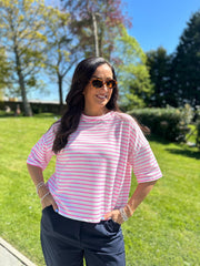 Pink Stripe Top Katie