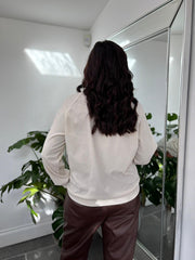 Antique Cream Amour Sweatshirt Odette