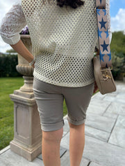 Mocha Relaxed Summer Shorts
