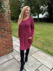 Lipstick Rainbow Pocket Dress Jennifer