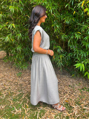 Mocha Top & Skirt Set Daniella