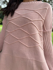 Rose Wave Detail Knit Darcie