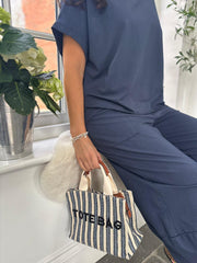 Navy Block Colour Set Cara