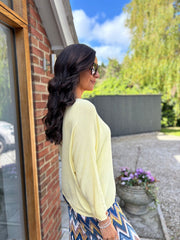 Lemon Soft Fine Knit Doreen