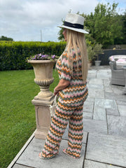 Multi Coloured Zig Zag Co-ord Tabitha