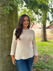 Stone Ribbed Knit Kia