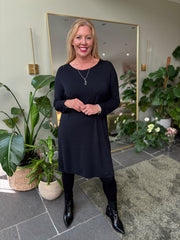 Black Soft Touch Tunic Dress Alma