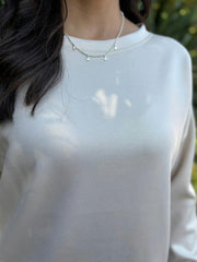 Gold Metallic Sweat Top India