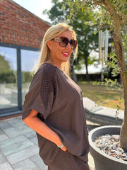Chocolate Sequin Star Co-Ord Taryn