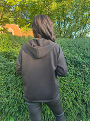 Chocolate Quilted Jacket Lucia