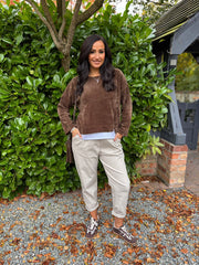 Chocolate Chenille Sweatshirt Skye